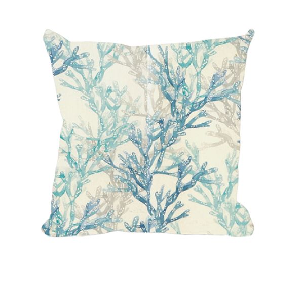 Coral Reef Blue Scatter Cushion