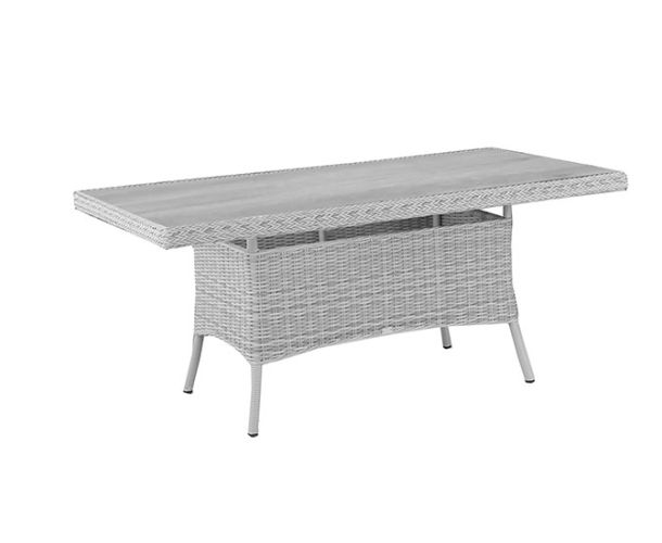 Santorini Rectangular Dining Table – Concrete effect HPL Table Top