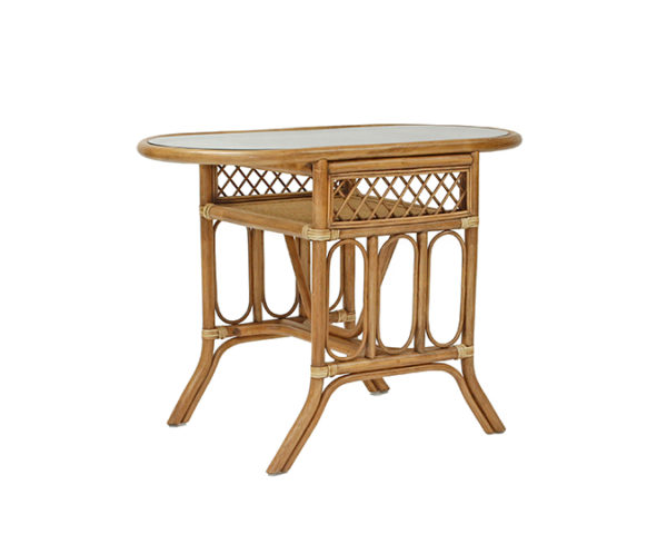 Bistro Oval Breakfast Table Natural Wash