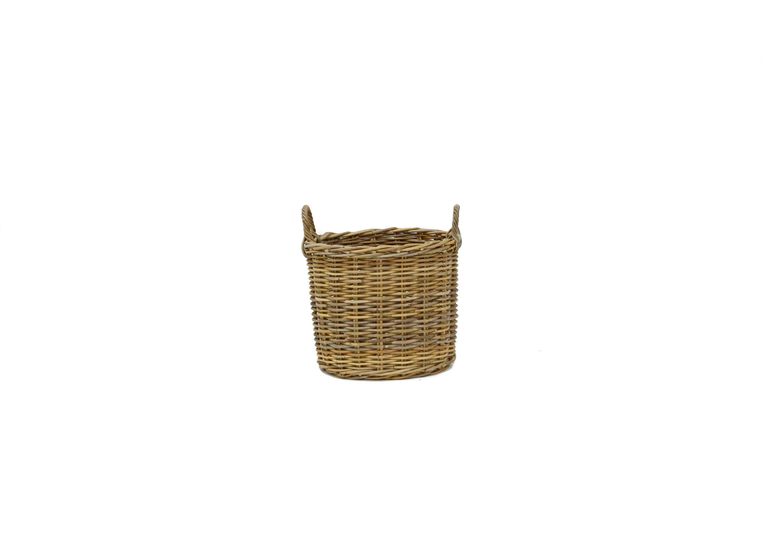 Natural Woven Log Baskets