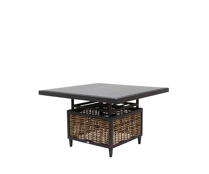 Langley Adjustable Coffee/Dining Table Smoked Oak HPL Top