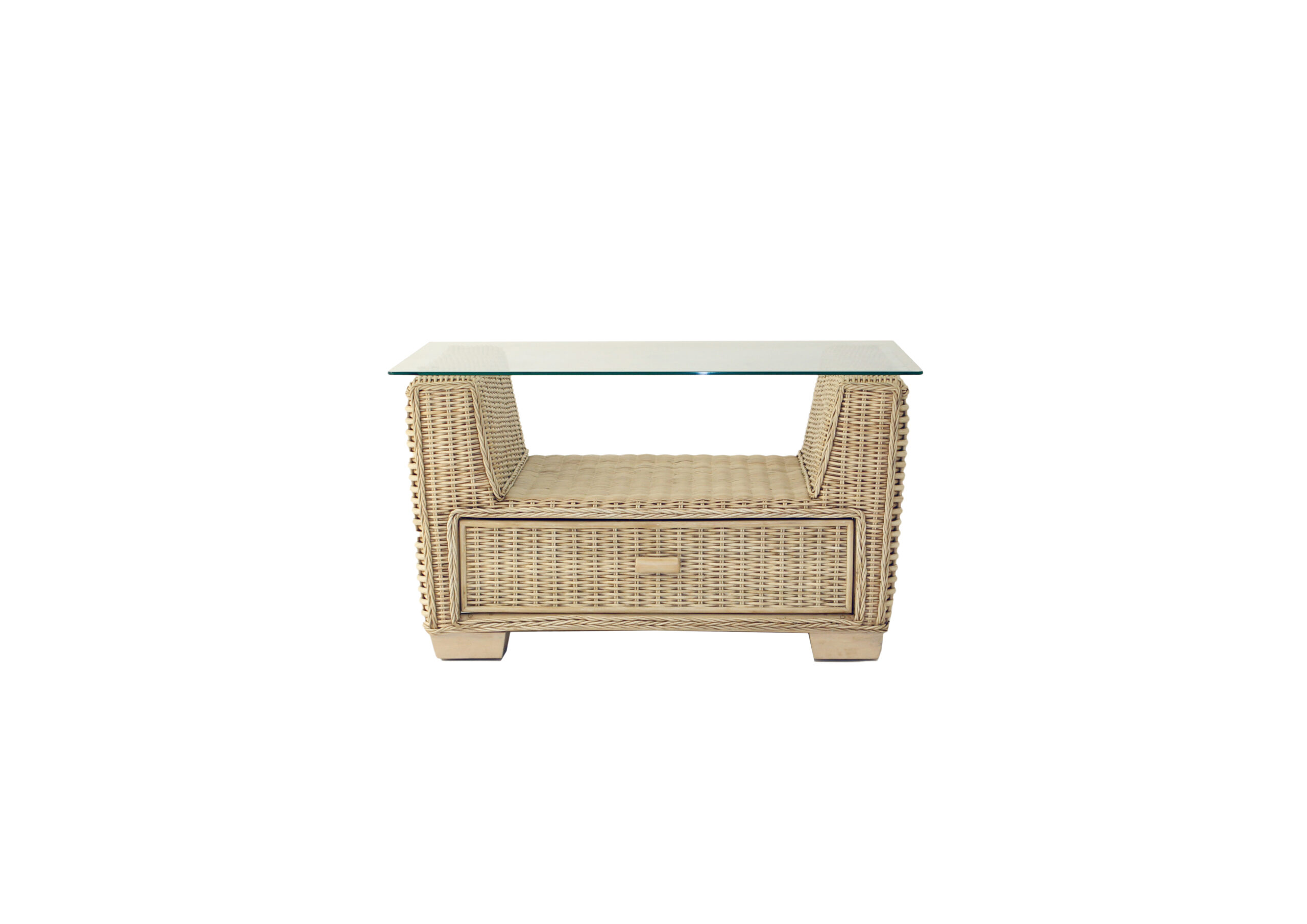 Milford Coffee Table with Glass Top