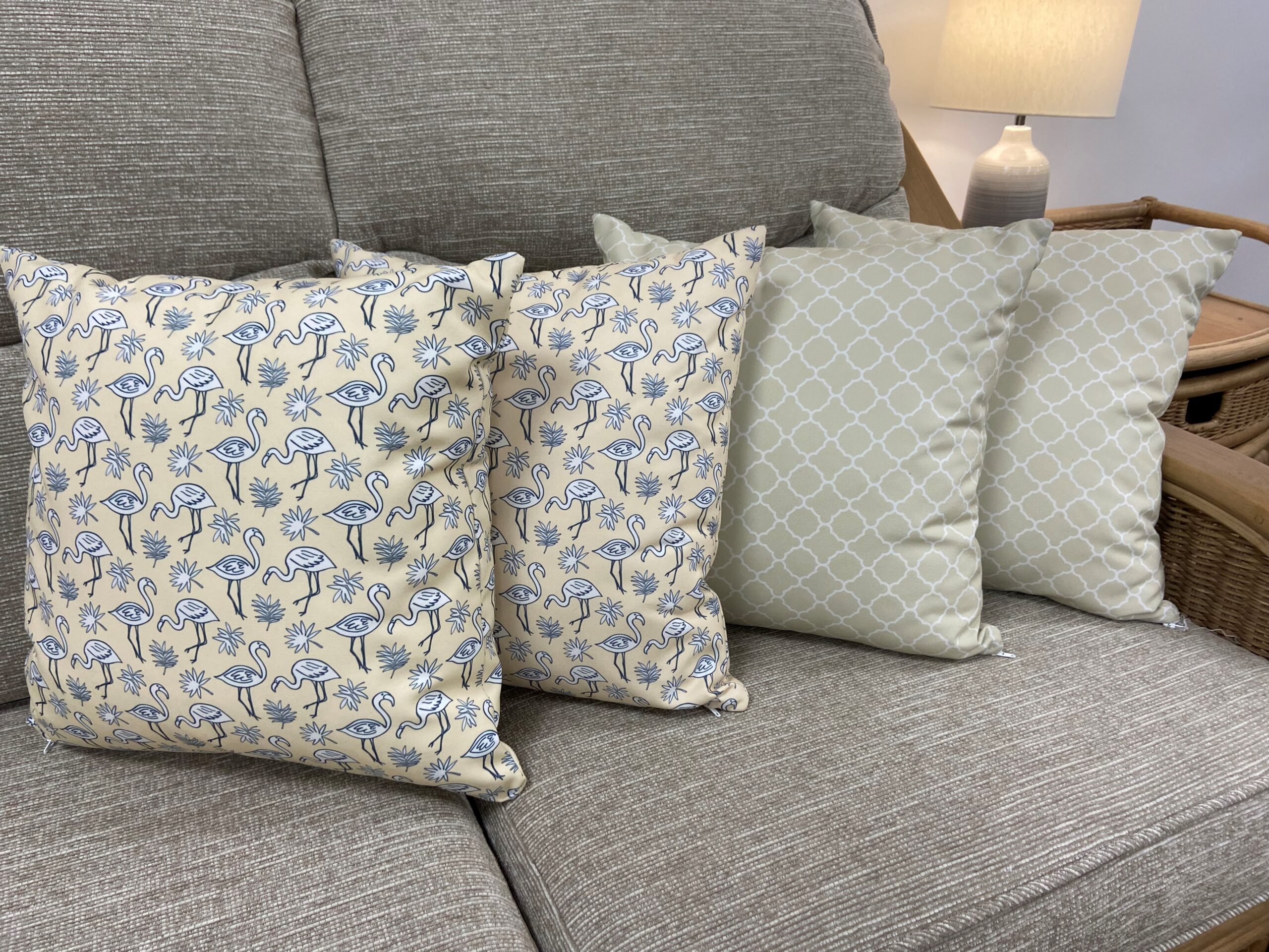Indoor Scatter Cushion Bundle x 4 - Flamingo & Pattern