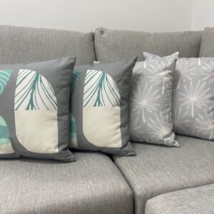Indoor Scatter Cushion Bundle x 4 - Green & Grey