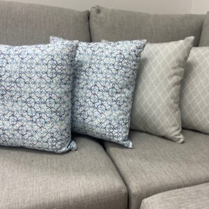 Indoor Scatter Cushion Bundle x 4 - Blue & Grey