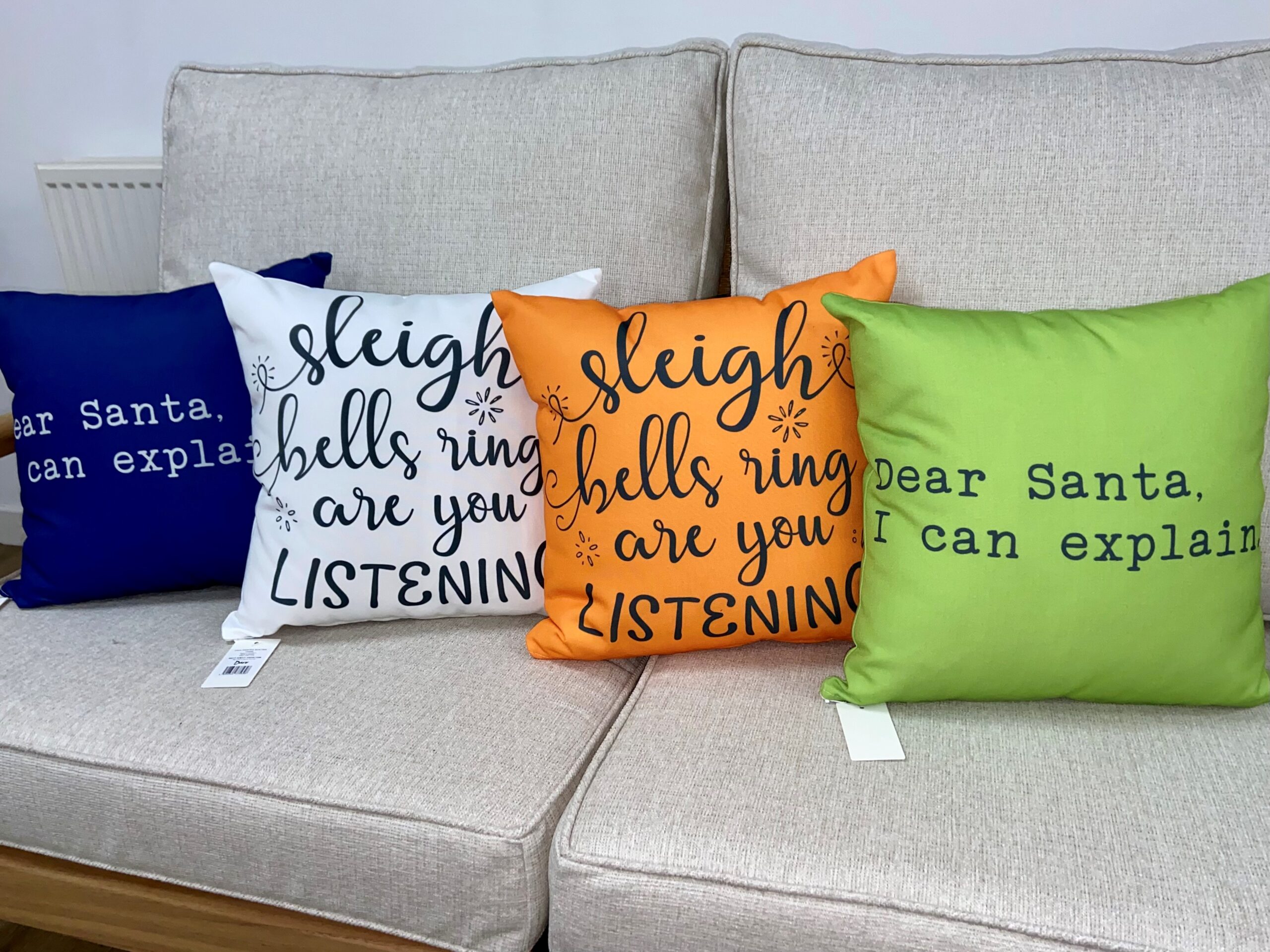 Indoor Scatter Cushion Bundle x 4 - Christmas Colour Cushions
